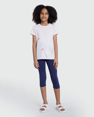 OVS Heavenly Pink Tee With Glitter Print Pink / 9-10 Y