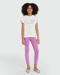 Girls' Graphic Tee In Antique White – By OVS White / 9-10 Y