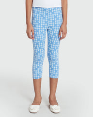 OVS Cropped Leggings In Cornflower Blue Azure / 9-10 Y