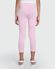 3/4 Length OVS Leggings In Tickled Pink Pink / 9-10 Y