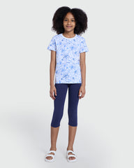 OVS Girls’ Printed Aop Tee In Lucent White White / 9-10 Y