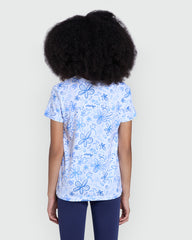 OVS Girls’ Printed Aop Tee In Lucent White White / 9-10 Y