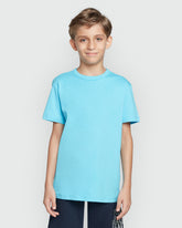 Boys' OVS Crew Neck Tee In Sky Blue Azure / 9-10 Y