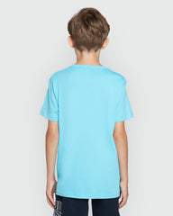 Boys' OVS Crew Neck Tee In Sky Blue Azure / 9-10 Y