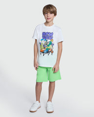 Green Cargo-Style Shorts For Boys By OVS Green / 9-10 Y