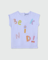 OVS GIRLS T-SHIRT LETTERING WHITE / 24-30 M