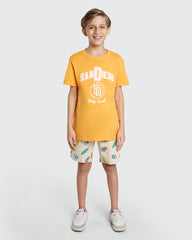 Aop Shorts For Boys – Black & Beige By OVS Black/Brown / 9-10 Y