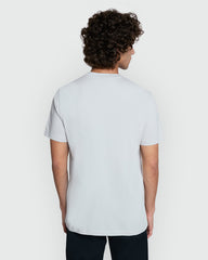 Pearl Blue Crew Neck Tee For Men – OVS Grey / L