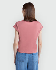 WoMen's Ribbed Kimono In Desert Sand – OVS Pink / M