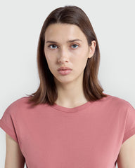 WoMen's Ribbed Kimono In Desert Sand – OVS Pink / M