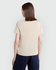 V-Neck Tee In Summer Sand – OVS Woman Grey / M