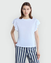 OVS Woman Ruffle Tank In Optical White White / M