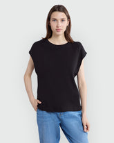 OVS Woman Black Kimono Tee Black / M