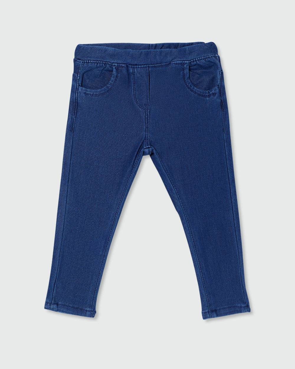 Ovs Baby Girl Elasticated Waist Jeans Blue / 24-36M