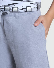 OVS Boys’ Shorts In Dapple Gray Violet / 9-10 Y