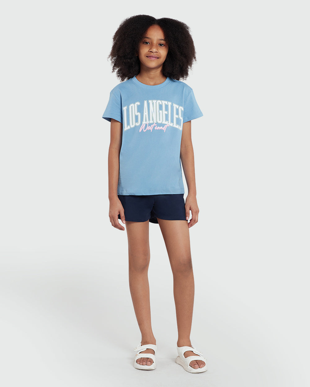 OVS Basic Shorts For Girls In Peacoat Blue Blue / 9-10 Y