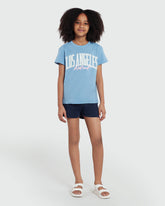 OVS Basic Shorts For Girls In Peacoat Blue Blue / 9-10 Y