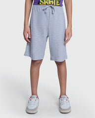OVS Basic Shorts In Grey Melange – Boys’ Pick Grey / 10-11 Y