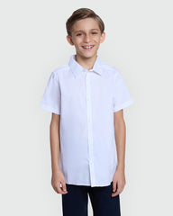 Bright White Short Sleeve Shirt For Boys – OVS White / 9-10 Y