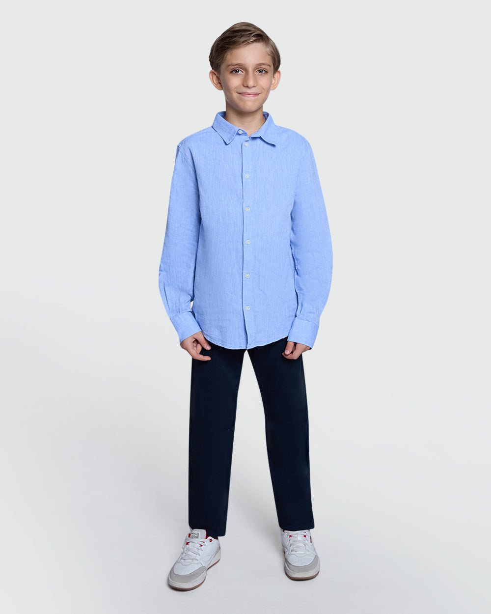 Dark Navy Chinos For Boys โ OVS Smart Look Blue / 9-10 Y