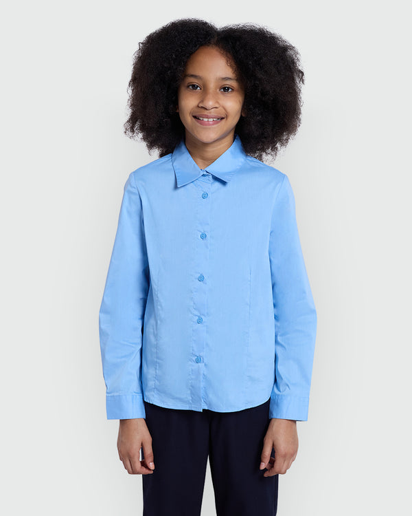 Long Sleeve Shirt For Girls – OVS In Placid Blue Azure / 9-10 Y