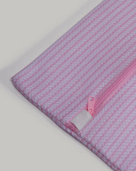 ISLA & EVIE PASTEL PINK LINGERIE WASH BAG PASTEL PINK / O/S