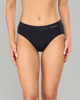 LA SENZA AMBRA BONDI BARE HI CUT BLACK BRIEF BLACK / 8/10