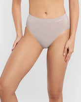 La Senza Ambra Bondi Bare Hi Cut White Brief NUDE / 10/12