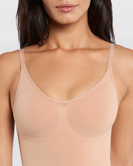 Ambra Midthigh Laser Cut Shaping Short Nude / 10-12