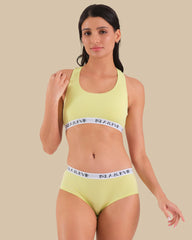 ISLA & EVIE TRENDY DAIQUIRI GREEN BRA TOP DAIQUIRI GREEN / S