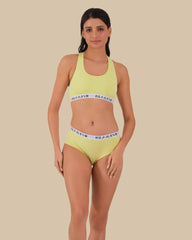 ISLA & EVIE TRENDY DAIQUIRI GREEN BRA TOP DAIQUIRI GREEN / S