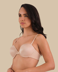 ISLA & EVIE  STRAPLESS SILICON MULTIWAY BRA RUGBY TAN / 34B