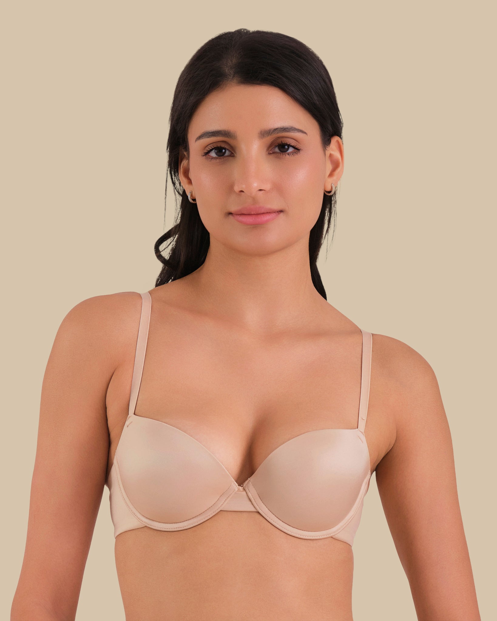 ISLA & EVIE BALCONETTE SMOOTH BRA RUGBY TAN / 34B