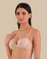 ISLA & EVIE BALCONETTE SMOOTH BRA RUGBY TAN / 34B