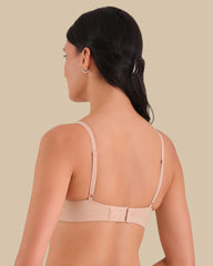 ISLA & EVIE BALCONETTE SMOOTH BRA RUGBY TAN / 34B
