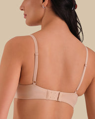 ISLA & EVIE BALCONETTE SMOOTH BRA RUGBY TAN / 34B