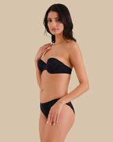 ISLA & EVIE CHEEKY SEAMLESS PANTIES BLACK / S