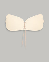 Secret Weapons Lace Up Bra NUDE / C Cup