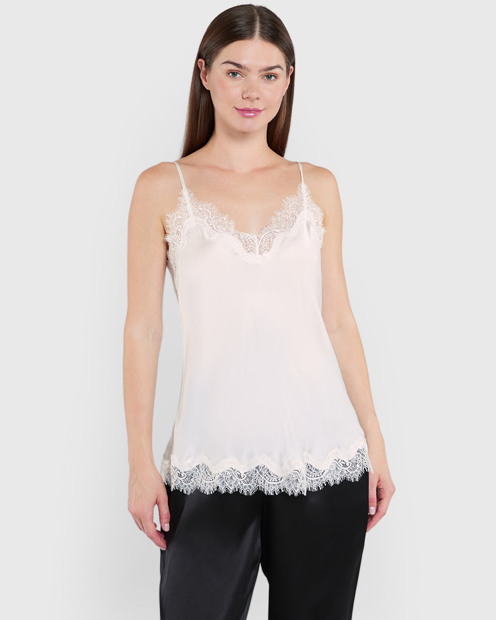 Sainted Sisters Sexy Sleep Cami White / M