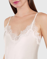 Sainted Sisters Sexy Sleep Slip White / M