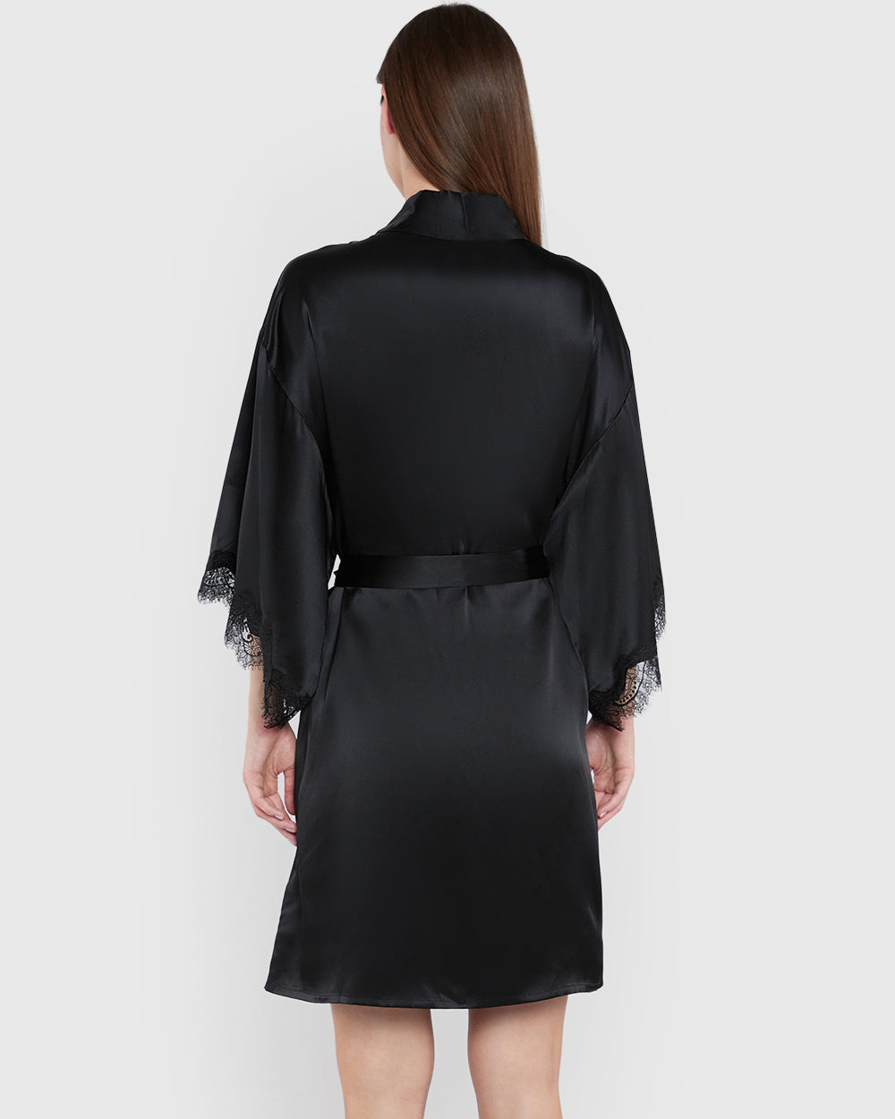 Sainted Sisters Silk Pajama Set Black / S-M Sainted Sisters Silk Pajama Set Black / S-M