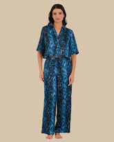 KATIE CROP BOXY PJ SHIRT EXOTIC SAFARI-LSI / S