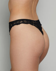 LA SENZA EVERY DAY BLACK THONG BLACK / M