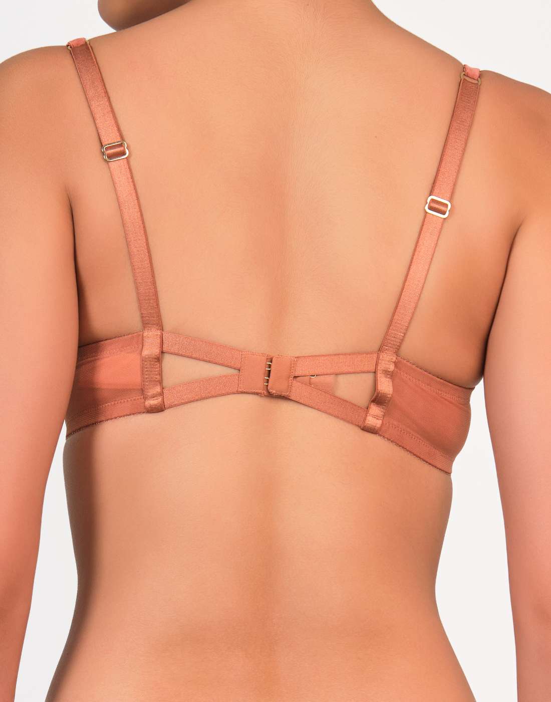 Dita Von Teese Sexy Unlined Balconette Lace Bra Brown / 34B-LSD Dita Von Teese Sexy Unlined Balconette Lace Bra Brown / 34B-LSD