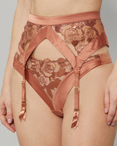 ROSABELLE SEXY SUSPENDER GARTER GLD001 / 10