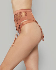 ROSABELLE SEXY SUSPENDER GARTER GLD001 / 10