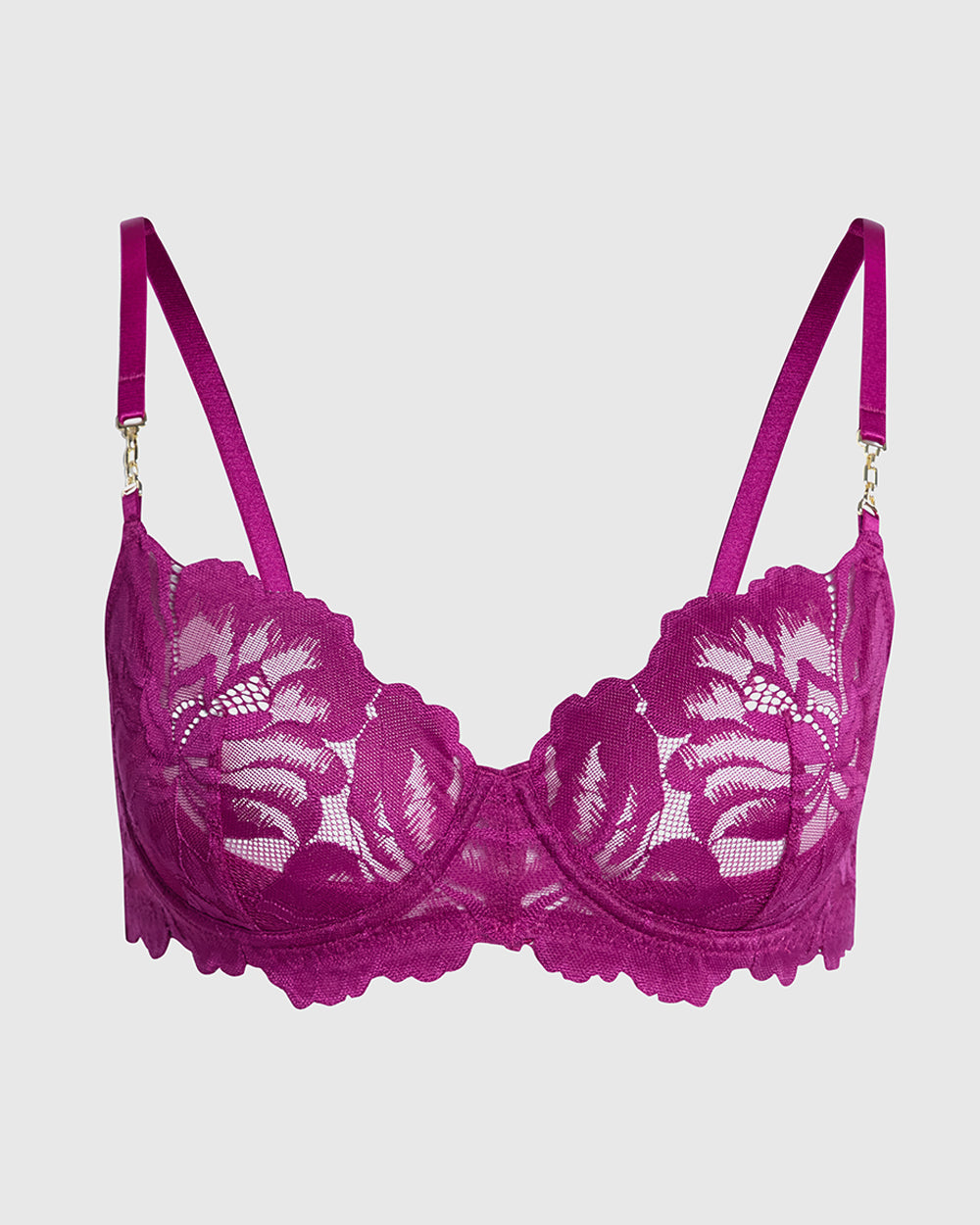 Sainted Sisters Obvious Unlined Balconette Bra Purple / M