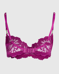 Sainted Sisters Obvious Unlined Balconette Bra Purple / M
