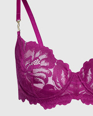 Sainted Sisters Obvious Unlined Balconette Bra Purple / M