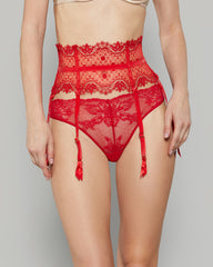VEDETTER SEXY SUSPENDER GARTER RED087 / 10